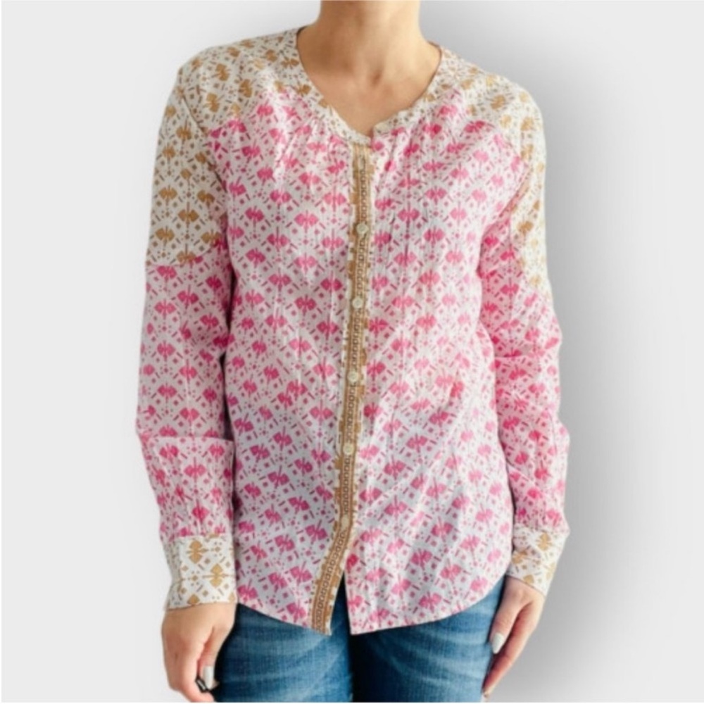 Sundance Rosalie Aztec Blouse Top